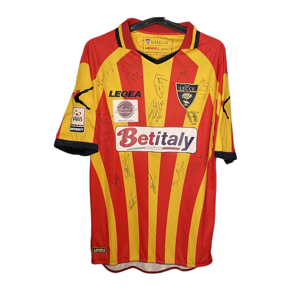 U.S. Lecce 2014/15 · Moscardelli 9, Devant