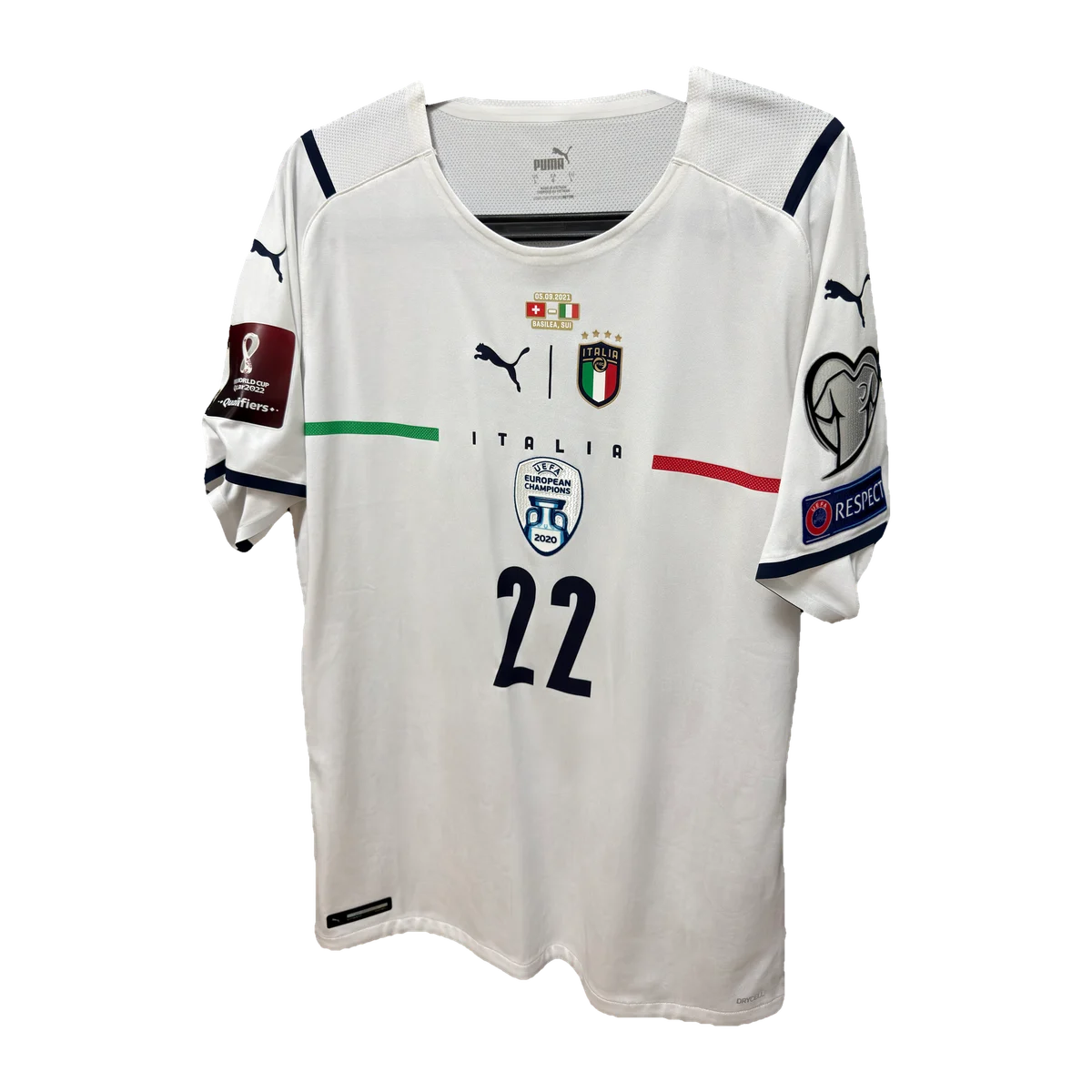 Italien 2021/22 · Zaniolo 22, Vorderseite